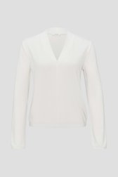 Pull fin écru avec encolure en V	 de Opus pour Femmes