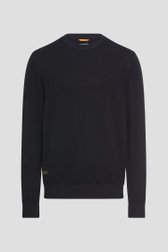 Photo produit 1 de Pull fin en maille bleu foncé de Camel active pour Hommes