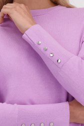 Photo supplémentaire 2 de Pull fin lilas à col rond  de Liberty Island pour Femmes