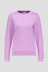 Photo produit 2 de Pull fin lilas à col rond  de Liberty Island pour Femmes