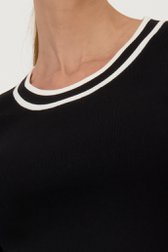 Pull fin noir à encolure ronde de D'Auvry pour Femmes