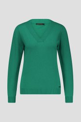 Pull fin vert de Claude Arielle pour Femmes