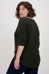Pull fin vert foncé de Only Carmakoma pour Femmes