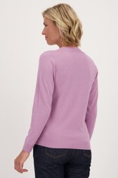 Pull fin violet clair de Claude Arielle pour Femmes
