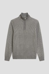 Photo produit 1 de Pull gris à col zippé de Marc O'Polo pour Hommes