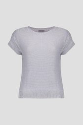 Photo produit 1 de Pull gris à manches courtes de Geisha pour Femmes