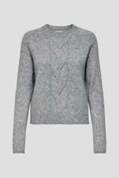 Photo produit 1 de Pull gris à motif torsadé de JDY pour Femmes
