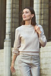 Pull gris-beige  de JDY pour Femmes