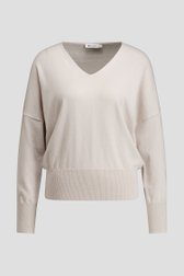 Photo produit 1 de Pull gris clair à manches chauve-souris de D'Auvry pour Femmes