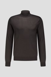 Photo produit 1 de Pull gris foncé à col roulé de Dansaert Black pour Hommes
