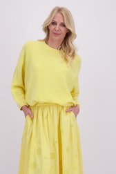 Le devant de Pull jaune  de AC by Annelien Coorevits pour Femmes