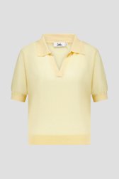 Pull jaune beurre à manches courtes de Louise pour Femmes