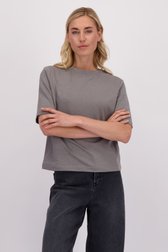 Video van Grijze trui met korte mouwen door Liberty Island voor Dames