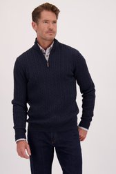 Vidéo de Pull vert avec encolure haute de Dansaert Blue pour Hommes