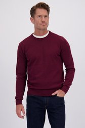 Video van Fijne bordeaux trui met ronde hals door Dansaert Blue voor Heren