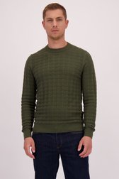 Vidéo de Pull vert en coton de Casual Five pour Hommes