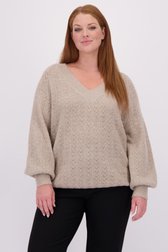 Vidéo de Pull beige à paillettes de ONLY Carmakoma pour Femmes