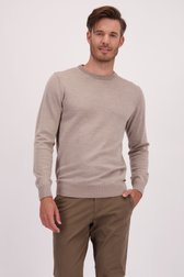 Vidéo de Pull en laine beige à col rond de Upper East pour Hommes