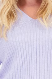 Détail de Pull lilas à manches trois-quarts de Libelle pour Femmes