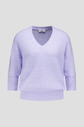 Photo produit 1 de Pull lilas à manches trois-quarts de Libelle pour Femmes