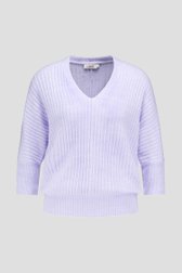Photo produit 2 de Pull lilas à manches trois-quarts de Libelle pour Femmes