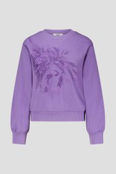 Pull lilas avec motif perlé de Louise pour Femmes