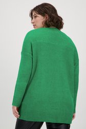 Pull long vert	 de Only Carmakoma pour Femmes