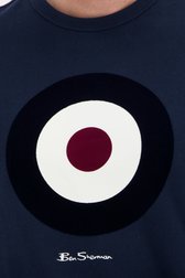 Pull marine avec un imprimé  de Ben Sherman pour Hommes