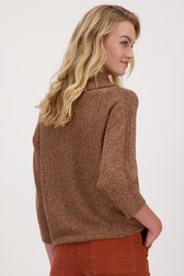 Pull marron à col roulé	 de Libelle pour Femmes