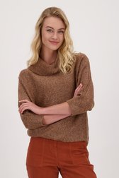 Pull marron à col roulé	 de Libelle pour Femmes