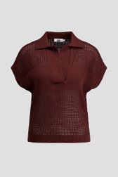 Photo produit 1 de Pull marron au crochet de Louise pour Femmes