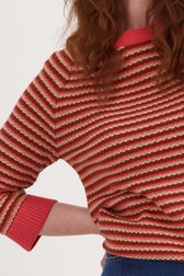 Pull marron avec motif crocheté de Libelle pour Femmes