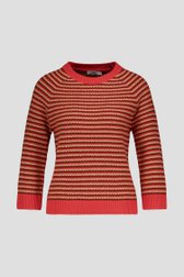 Pull marron avec motif crocheté de Libelle pour Femmes