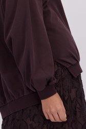 Détail de Pull marron foncé de Louise pour Femmes