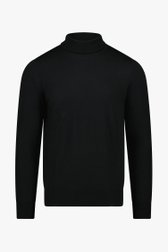 Pull noir à col roulé de Dansaert Black pour Hommes