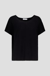 Pull noir finement tricoté de Liberty Island pour Femmes