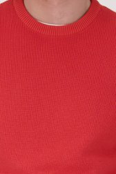 Pull orange à col rond  de Ravøtt pour Hommes