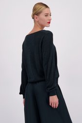 Le dos de Pull pailleté vert foncé de D'Auvry pour Femmes