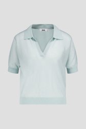Pull pastel turquoise à manches courtes de Louise pour Femmes