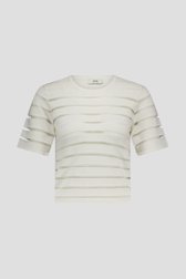 Pull rayé écru de JDY pour Femmes