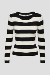 Pull rayé noir et blanc de JDY pour Femmes