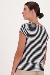 Pull rayé noir et blanc de Opus pour Femmes