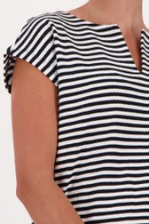 Pull rayé noir et blanc de Opus pour Femmes