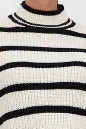 Pull rayé noir et écru	 de JDY pour Femmes
