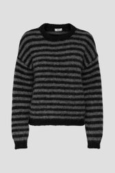 Photo produit 1 de Pull rayé noir et gris de JDY pour Femmes