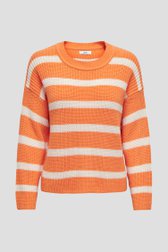 Pull rayé orange de JDY pour Femmes