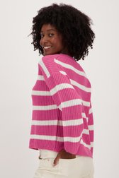Pull rayé rose de JDY pour Femmes