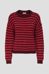 Photo produit 1 de Pull rayé rouge et bordeaux de JDY pour Femmes