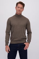 Vidéo de Pull en coton à col roulé - taupe de Dansaert Blue pour Hommes