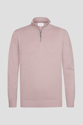 Photo produit 1 de Pull rose à col zippé – Slim fit de Michaelis pour Hommes